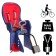 Rear bell bQ-9 with a handle, mount on a frame with a button, blue color