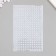 Stick plastic rhinestones "Half-dash" D-6 mm white 9.4x15.5 cm