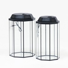 A set of aquariums 
