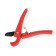 Scissors for cutting pipes flax on plastic, plastic handles, up to 32 mm