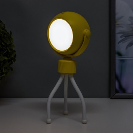 Octopus table lamp LED 2W USB AKB yellow 6x6x20.5 cm Risalux-2