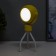 Octopus table lamp LED 2W USB AKB yellow 6x6x20.5 cm Risalux