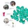 Artificial ice, 260 pcs, 25 x 18 mm, turquoise