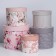 Set of boxes 5 in 1, gift packaging, “Flowers”, 13 x 13.5–19.5 x 23 cm