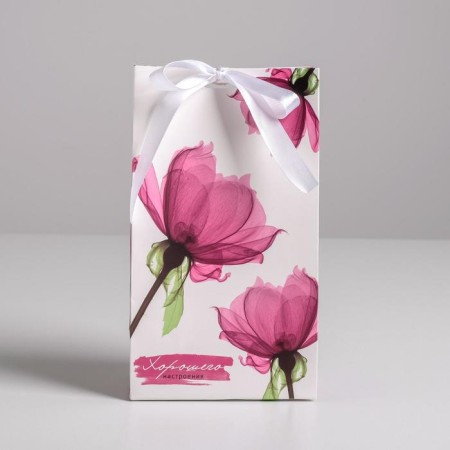 Gift package with tape, packaging, “good mood”, 13 x 23 x 7 cm