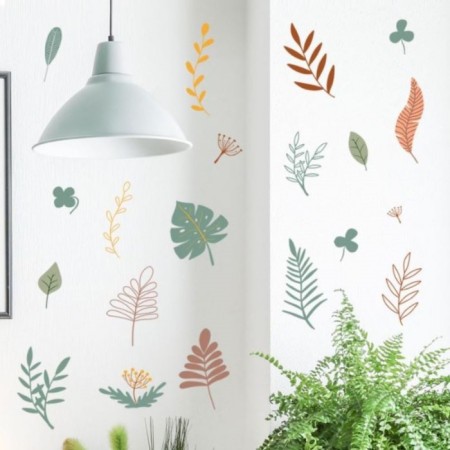 Sticking plastic interior color "flying leaves" 30x90 cm