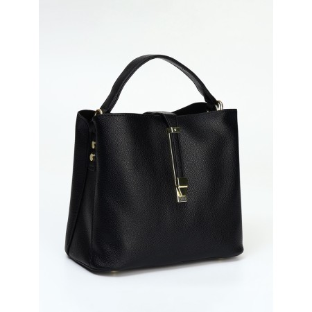 Bag Female Tout with zipper, black color-3