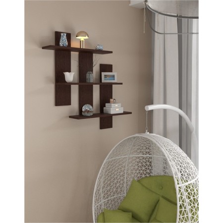 Hinged shelf "Ufimka", 840 × 140 × 840 mm, color Venge