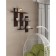 Hinged shelf "Ufimka", 840 × 140 × 840 mm, color Venge