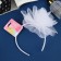 Hair cap "Schoolgirl" Galant Classic, D-16 cm, 1 cm, white