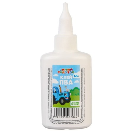 PVA glue 65g, blue tractor-1