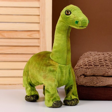 Soft musical toy "Dinosaurus", 31 cm, green color