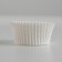 Tartlet, white, 5 x 4 cm