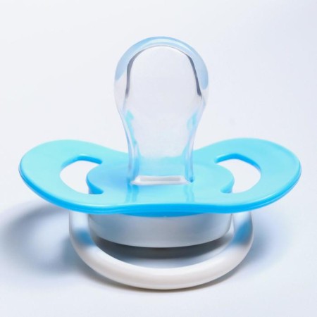 Sleep nipple silicone, orthodontic, from 3 months., “Trend. Penguin"-4