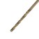 Tundra metal drill, HSS-CO (5% cobalt), cylindrical tail., 2.5 mm, 2 pcs.