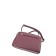 Cross-Bodi bag with zipper, burgundy color