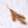 Decor "spray spruce gold", set 2 pcs., Size 1 pc. - 23 × 9 cm