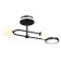 LED ceiling LED with a change of lamp and control panel Ambrella Light, Linetech, FL666223, G9, 29 W, 2175LUM, 3000-6400K, Black Black, White matte