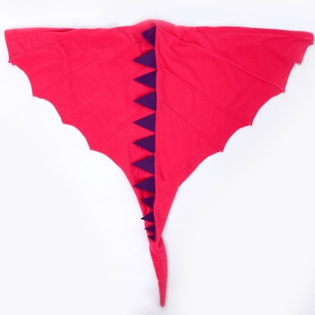Carnival set "Pink Dragon", cloak and mask-8