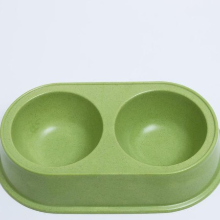 Bamboo double bamboo, 23.5 x 13 x 5 cm, green-2