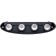 Lamp wall cover Duwi Nuovo 210x42x78mm 8W plastic 4200K IP 54 Black 8 rays 990522