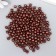 Beads for creativity plastic "Chocolate-brown" set of 200 pcs d = 0.6 cm
