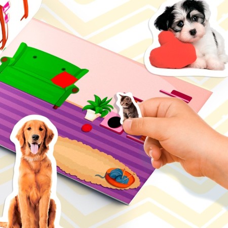 250 stickers "Pets", 8 p.-4