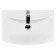 Sink "Carina", white color, 50 cm, with 1 central hole