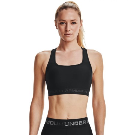 Top female Under Armor Crossback Mid Bra, size 40-42 (1361034-001)