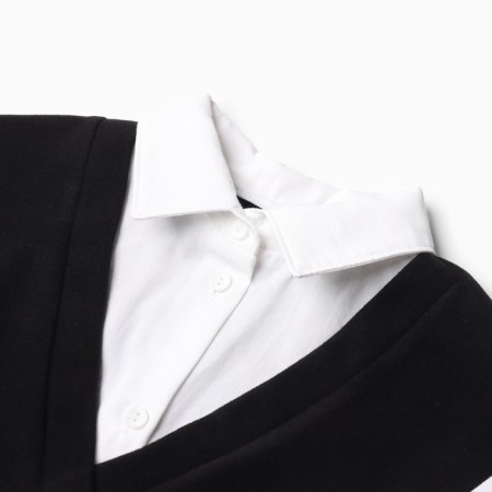 Jumper for a girl school, black color, height 146 cm-5