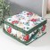 Casket for needlework "Garden flowers" 20x20x11 cm