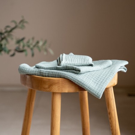 Pasionaria “Shifu”, Muslin, 250 gr, size 30x50 cm, green color-2