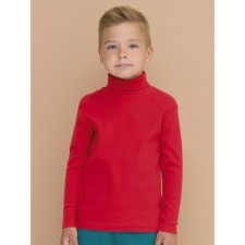 Turtleneck for the boy Pelican, height 104 cm, red color