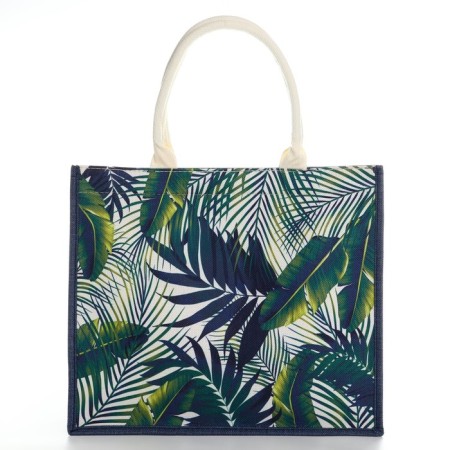 Bag Women's Beach Tropics, 41.5x34x12 cm, Green-2