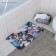 Bath and toilet rug of the “shells on pebbles”, 45 × 75 cm