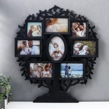 Photo frame in 8 photos 10x10, 10x15 cm 