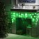 Garland "fringe" 1.8 × 0.5 m, IP20, transparent thread, 48 LED, green glow, 8 modes, 220 V