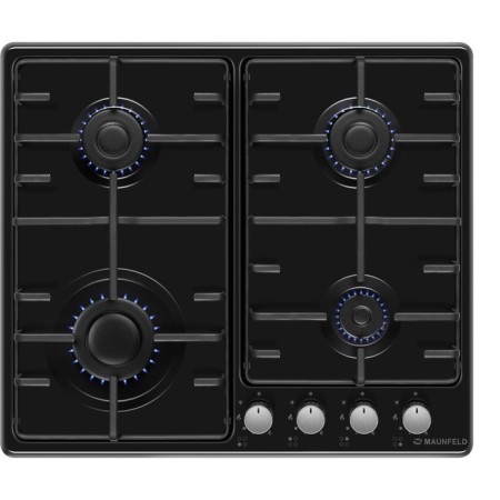 Hon surface Maunfeld Eghe.64.3sts-Eb/G, gas, 4 burners, black