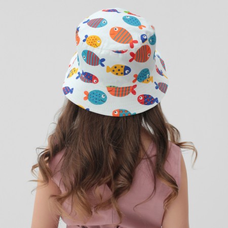 Panama Children's KAFTAN "Fish" R.50 White-7