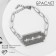 Bracelet Metal "Chain" blade, color silver, 19 cm