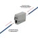 Construction and installation terminal of QMS 224-101 for a lamp per 1 conductor (1.0-2.5)/(0.5-2.5) mm², Ser