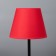 Eleanor desktop lamp 1x15W E27 Black/Red 22x22x42cm Risalux