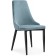 SHART on a metal frame Kora 1 metal/velor, black/blue 46.5x45x88 cm