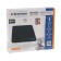 Kromax Micro-mono shelf, for audio-video equipment, up to 5 kg, 200x175 mm, black