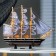 The ship "Pallas" is three-masted blue-white paprusa, 40*8*35cm