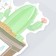 The sticker on the switch "Cactus in a pot and clouds" window 8.5x8.5 cm, volumetric 26x16.5 cm