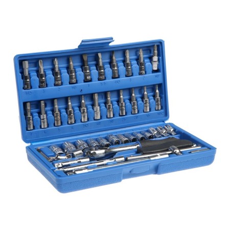 A set of tools in the case of the tundra, automobile, CRV, 1/4 ", 45 items