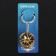 Cartage keychain, disk, golden