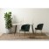 Coral chair, 560 × 500 × 850 mm, velor, green color
