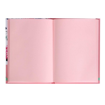 A5 sketchbook, 80 sheets "Blooming hydrangea", solid cover, matte lamination, pink unit 80 g/m²-1